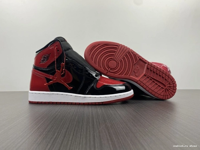 Rep Bred Patent 1 Air High 555088-063 OG Jordan 0530